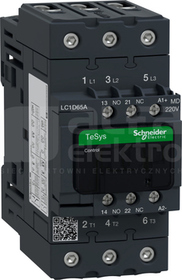 LC1D65AMD 65A 30,0kW 1NO+1NC 220VDC Stycznik 3P