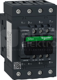 LC1DT80ABD 65A 30,0kW 1NO+1NC 24VDC Stycznik 4P