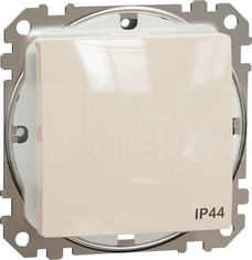 SEDNA DESIGN IP44 beżowy Łącznik 1-biegunowy