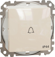 SEDNA DESIGN IP44 beżowy Przycisk dzwonek