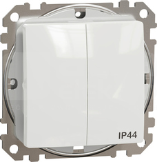 SEDNA DESIGN IP44 biały Łącznik świecznikowy