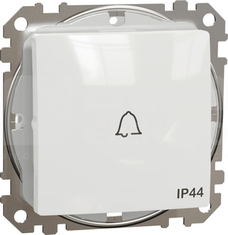SEDNA DESIGN IP44 biały Przycisk dzwonek