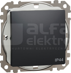 SEDNA DESIGN IP44 czarny antracyt Łącznik 1-biegunowy