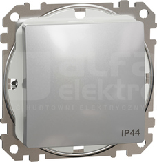 SEDNA DESIGN IP44 srebrne aluminium Łącznik 1-biegunowy