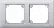 MERTEN M-PLAN aluminium Ramka 2-krotna