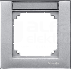 MERTEN M-PLAN aluminium Ramka 1-krotna z polem opisowym