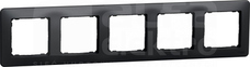 SEDNA DESIGN czarny antracyt Ramka 5-krotna