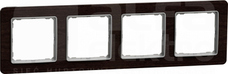 SEDNA ELEMENTS wenge Ramka 4-krotna