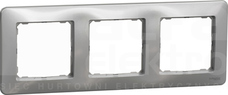 SEDNA DESIGN srebrne aluminium Ramka 3-krotna