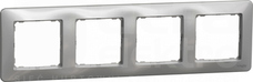 SEDNA DESIGN srebrne aluminium Ramka 4-krotna