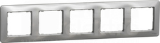 SEDNA DESIGN srebrne aluminium Ramka 5-krotna
