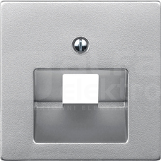 MERTEN M aluminium Płytka centralna gn.1xRJ45