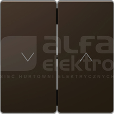 MERTEN mocca metalik Klawisz podwójny żaluzjowy