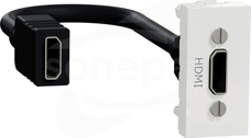 Nowa Unica NU343018 1 moduł białe Gniazdo HDMI