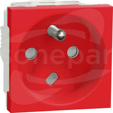 Nowa Unica NU305103 2P+PE DATA czerwone Gniazdo