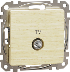 SEDNA ELEMENTS 4dB brzoza Gniazdo TV końcowe