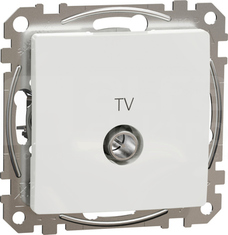 SEDNA DESIGN 7dB biały Gniazdo TV przelotowe