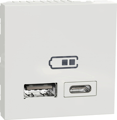 Nowa Unica NU301818 A+C 18W białe Gniazdo USB