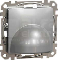 SEDNA DESIGN srebrne aluminium Wypust kablowy