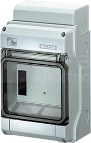 KV PC 9106 IP65 1x6-mod. Obudowa poliwęglan natynkowa