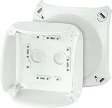 KF 0400 H 104x104x70 IP66/67 szary Puszka odgałęźna natynkowa b/przetłocz.