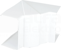 CONNECT 130x55 biały Kąt wewnętrzny regulowany CABLOPLUS