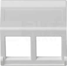 CONNECT czysty biały Płytka teleinformatyczna K45 2x