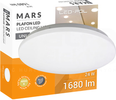 ORO MARS 24W/840 1680lm MIC IP20 Plafon LED (F) z czujnikiem ruchu