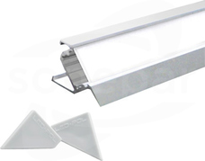 ORO-PROFIL-UNI-COR-BLACK-2M-C-SET Profil aluminiowy do taśm LED