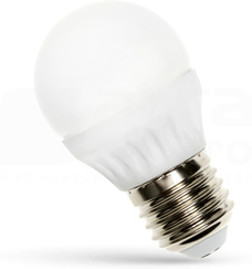 E27 230V 6,0W/NW 470lm Źródło LED SPECTRUM kulka (F)