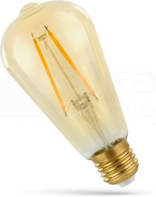 LED COG 2W/827 E27 240lm 270D Źródło LED RETRO SHINE GOLD (E)