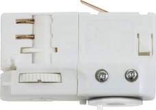 SPS 2 Adapter 3F z nyplem biały Adapter na szynę 3F
