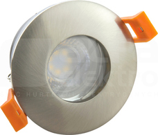 FIALE IV GU10 ROUND SILVER IP65 Oprawa sufitowa punktowa