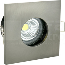 FIALE IV GU10 SQUARE SILVER IP65 Oprawa sufitowa punktowa