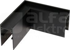 Łącznik L poziomy czarny System Shift 48V