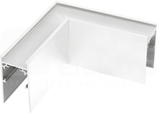 Łącznik L poziomy biały System Shift 48V