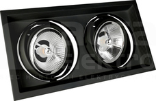 MDD MAXI DUE GU10 X 2 AR111 250V IP20 Oprawa LED podtynkowa