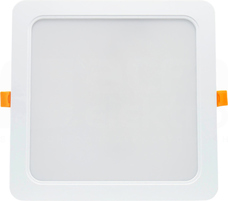DURE 3 24W 4000K 230V 110st IP54 IK06 220x220x34mm Downlight LED kwadratowy