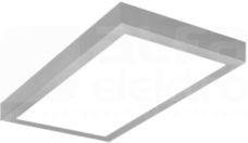 MADERA III LED 21W/840 2550lm OPAL szary IP44 Oprawa LED natynkowa