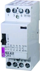 RD 25-04-R-230VAC/DC Stycznik modułowy ze sterowaniem ręcznym
