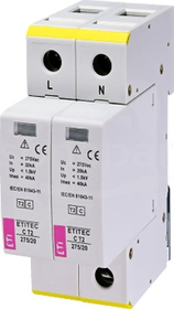 ETITEC C T2 275/20 2+0 Ogranicznik przepięć