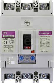EB2S 250/3LA 250A 3P 16kA Wyłącznik mocy regulacja termiczna