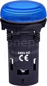 ECLI-240A-B 240V AC niebieski Lampka LED