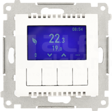 SIMON54 biały Regulator temperatury z wyświetlaczem