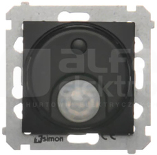 SIMON54 20-500W czarny mat Łącznik z czujnikiem ruchu