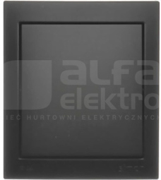 AQUACLICK 10AX 250V IP44 czarny Łącznik schodowy bryzgoszczelny bez piktogramu