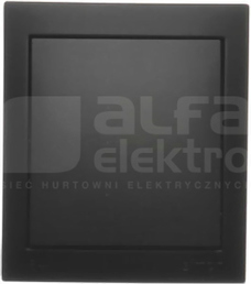 AQUACLICK 10AX 250V IP44 czarny Łącznik jednobiegunowy bryzgoszczelny
