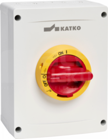 KEM363U/EMC Y/R 3-pol.63A IP66 żół-cze. Rozłącznik w obudowie EMC z poliwęglanu