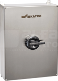 KER 4160 4-pol.160A IP66 szaro-czarny Wyłącznik w obud.INOX