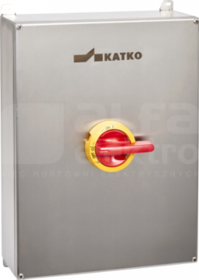 KER 3160 Y/R 3-pol.160A IP66 żółto-czer. Wyłącznik w obud.INOX